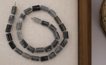 SİLİNDİR KÖŞELİ KESİM ŞAHİN GÖZÜ 8X11 MM DOĞAL TAŞ DİZİ- YÜKSEK KALİTELİ DOĞAL TAŞ