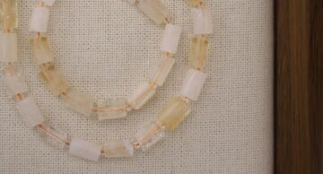 SİLİNDİR KÖŞELİ KESİM SİTRİN 8X11 MM DOĞAL TAŞ DİZİ- YÜKSEK KALİTELİ DOĞAL TAŞ