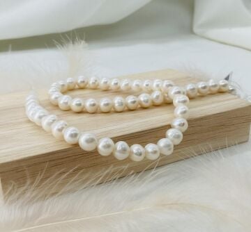 Barok İNCİ 6-7 MM DOĞAL TAŞ DİZİ