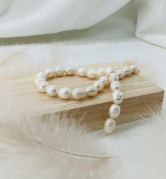 İNCİ 11-12 MM DOĞAL TAŞ DİZİ