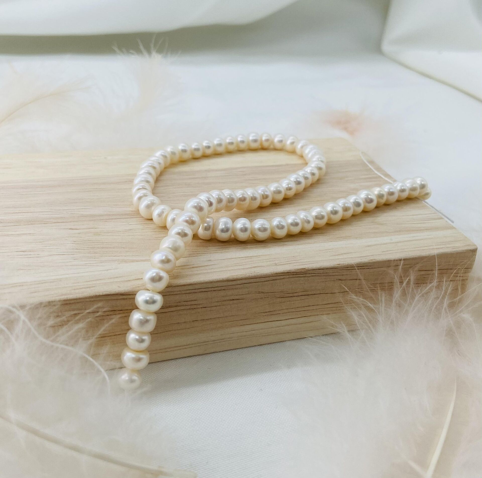 İNCİ 5-6 MM DOĞAL TAŞ DİZİ