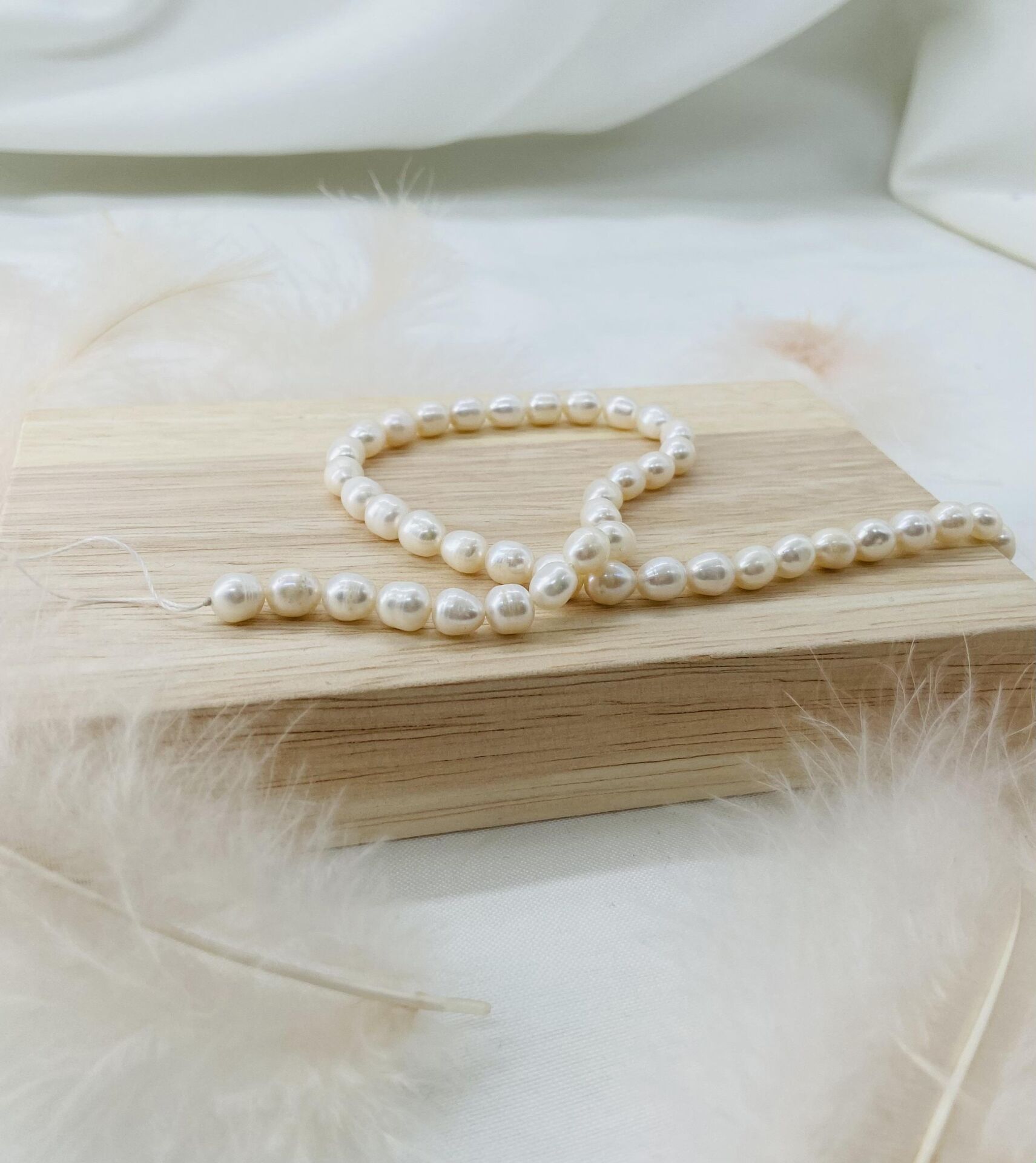 İNCİ 6-7 MM DOĞAL TAŞ DİZİ