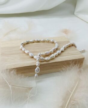 İNCİ 10-11 MM DOĞAL TAŞ DİZİ