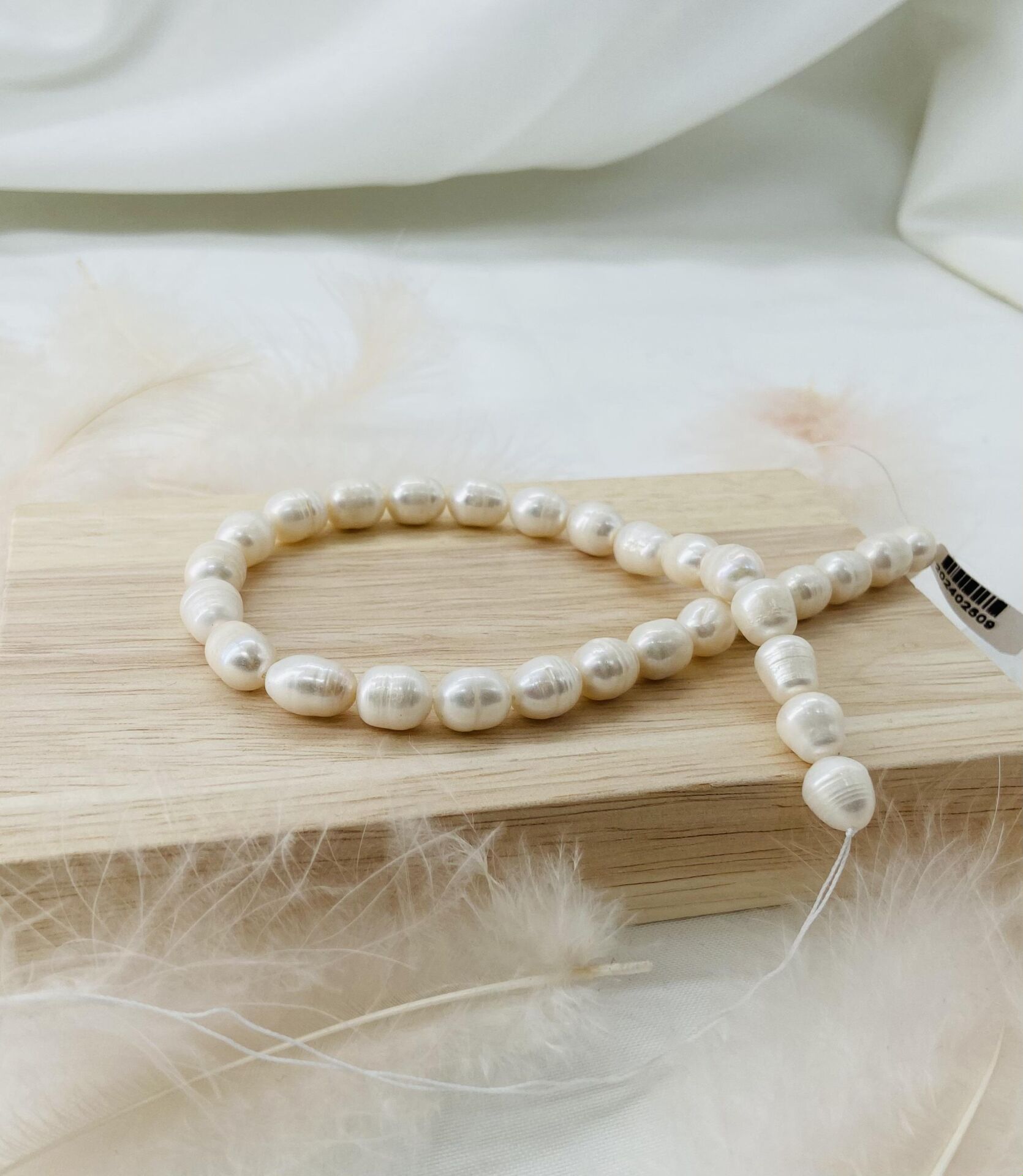 İNCİ 9-10 MM DOĞAL TAŞ DİZİ