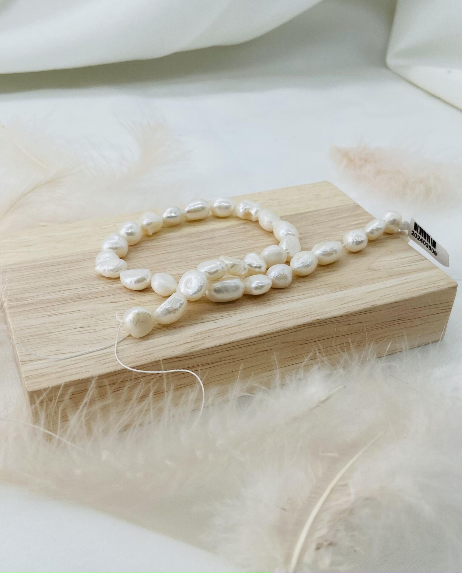 İNCİ 9-10 MM DOĞAL TAŞ DİZİ