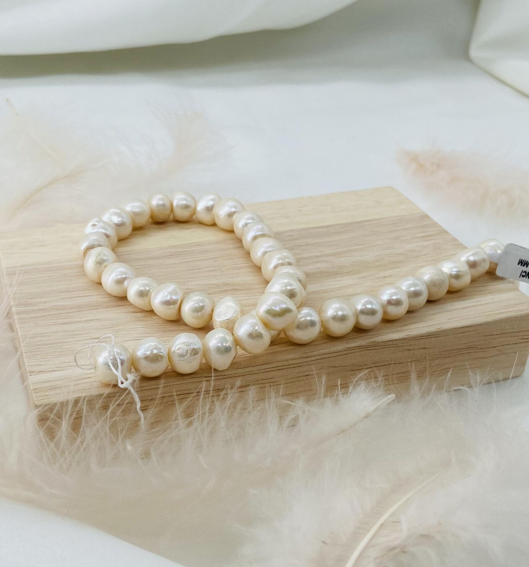 İNCİ 9-10 MM DOĞAL TAŞ DİZİ