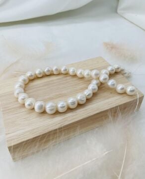 Barok İNCİ 11-12 MM DOĞAL TAŞ DİZİ