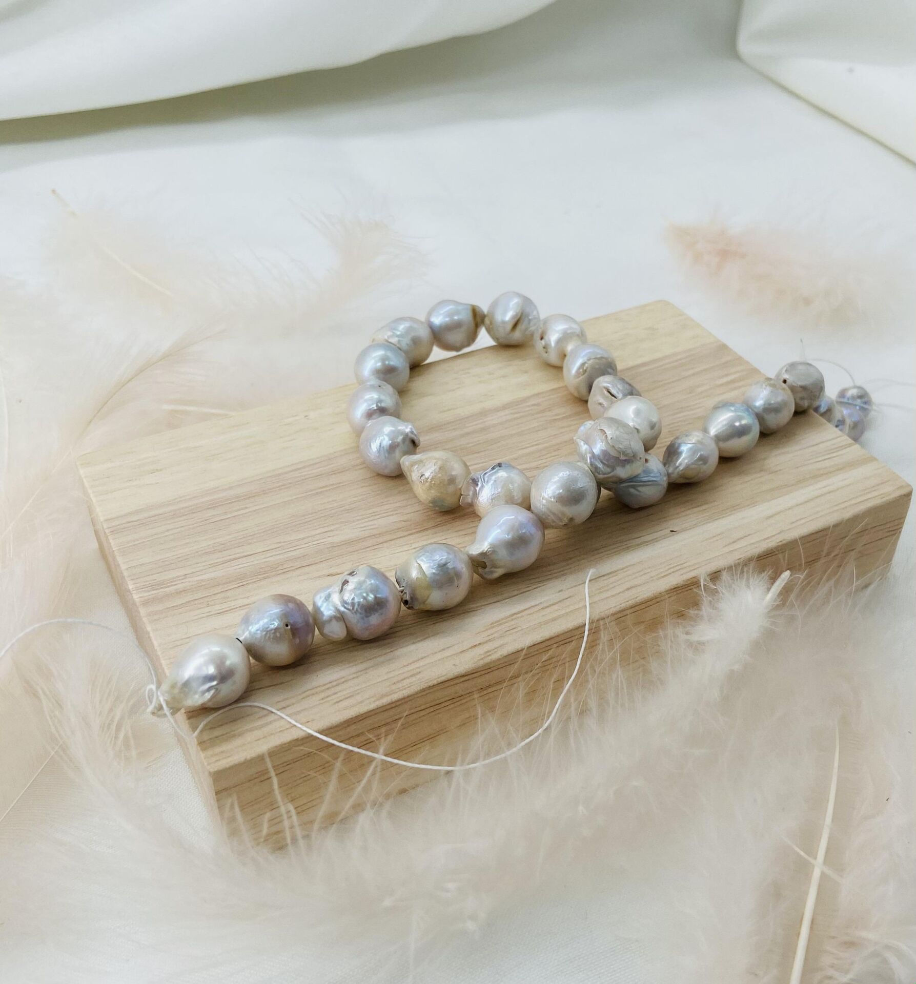 Barok İNCİ DOĞAL TAŞ DİZİ